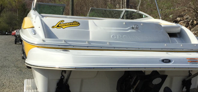 Boat Lettering by Unlimited Signs